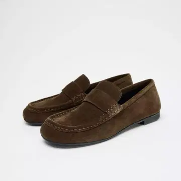 ZARA 스웨이드 로퍼