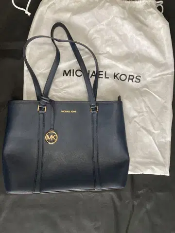 MICHAEL KORS 네이비 토트백