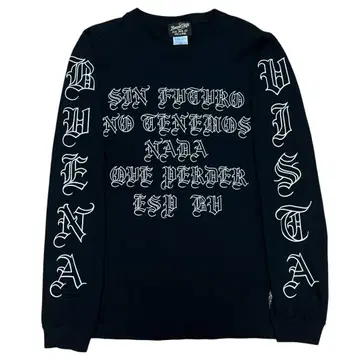 Buena Vista 프린트 롱T M 블랙 긴팔