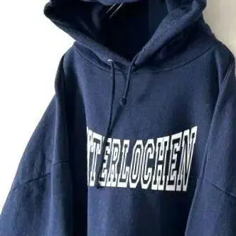 저지즈 INTERLOCHEN 후드티 2XL 네이비 네이비 컬러 구제 의류