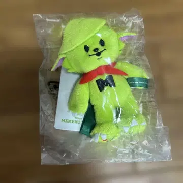 메멜 미세스 그린 애플 봉제 인형 키링 새상품 Ringo Jam