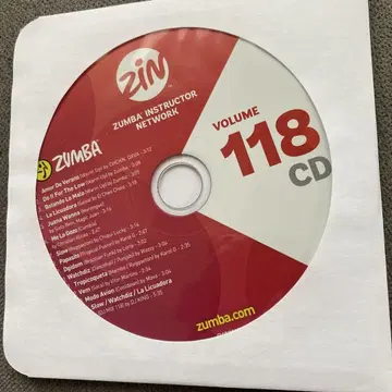 Zumba CD zin118 Up&down 포함 새상품