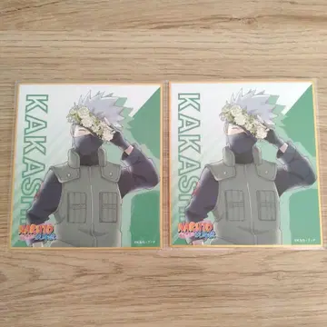 NARUTO 애니메이트 카페 아니카페 색지 하타케 카카시 카카시 2점