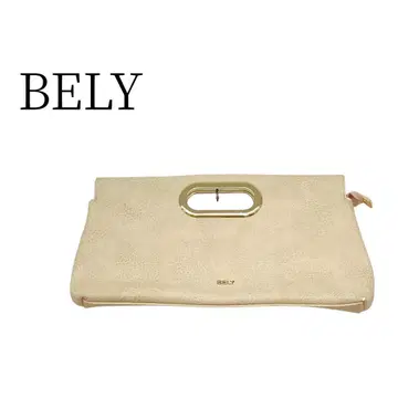 BELY 베리 화이트 클러치백