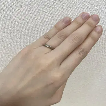 모쿠메가네야 반지 결혼반지 10호 이름 각인 있음