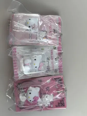 헬로키티 패키지 미니어처 컬렉션 가챠 3종 세트