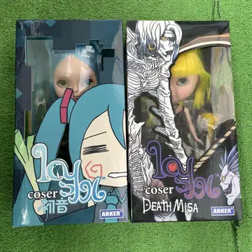 미사용 ARKER 하츠네 미쿠 & Death Misa 인형 피규어