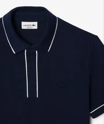 LACOSTE 네이비 피케 셔츠