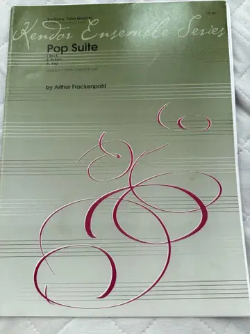 [ 악보 ] 바리튜바 사중주 Pop Suite