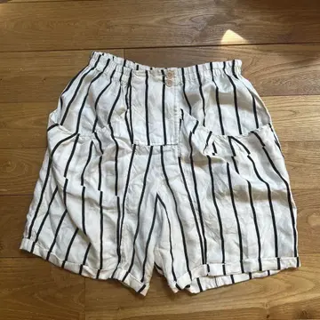 DRIES VAN NOTEN 스트라이프 숏팬츠