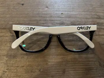 oakley 오클리 frogskins 블랙/화이트 프레임 클리어 렌즈