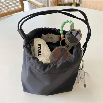 nugu POIK 드로우 스트링 숄더백