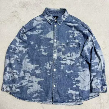 새상품급 H&M 데님 셔츠 빅 실루엣 R-8012