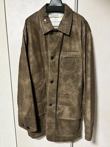 DAIRIKU Artificial Leather HuntingJacket