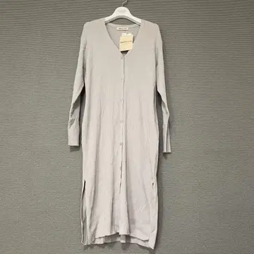 택 포함 새상품 아푸와이저 리셰 리브 롱 가디건 M