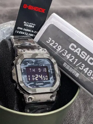 [ 새상품 ] GSHOCK 페이즐리 카모플라주 풀메탈 커스텀