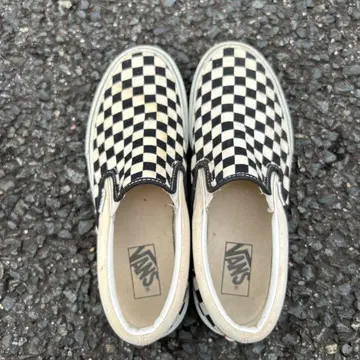 VANS 체커 패턴 슬립온