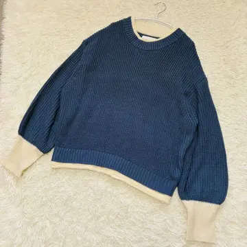 PetitFleur 니트 바이컬러 F ( B141 )