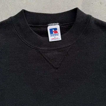 80s USA Russell Athletic 러셀 맨투맨 블랙