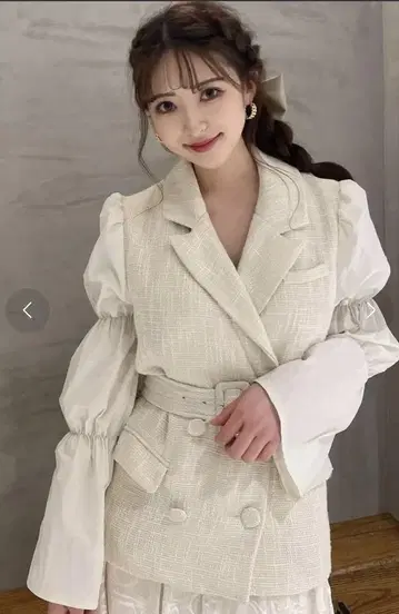 Darich 아이보리 테일러드 자켓