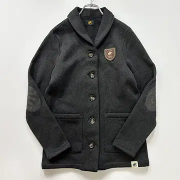 [ 새상품급 ] 헌팅월드 엘르 엘보 패치 가디건 속기모 S