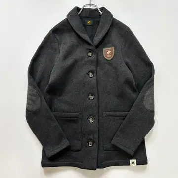 [ 새상품급 ] 헌팅월드 엘르 엘보 패치 가디건 속기모 S