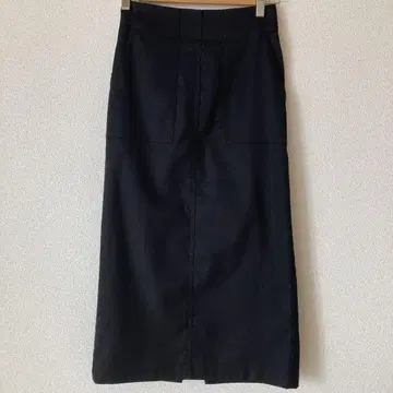 새상품급 하이웨스트 롱 스커트 블랙
