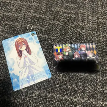 5등분의 신부 MIKU 패스 케이스와 T 카드