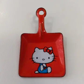 헬로키티 빨간색 금속제 쓰레받기 산리오