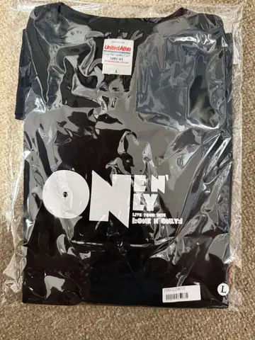 ONE N' ONLY 2025 티셔츠 블랙 L 사이즈