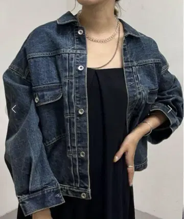 새상품급 SHENERY 데님 자켓 사이즈 38