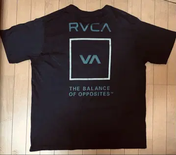 RVCA T셔츠 블랙 XXL 62cm