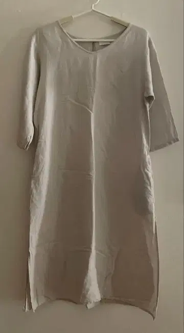카구레 린넨 롱 원피스 내추럴 어반 리서치 사이드 슬릿
