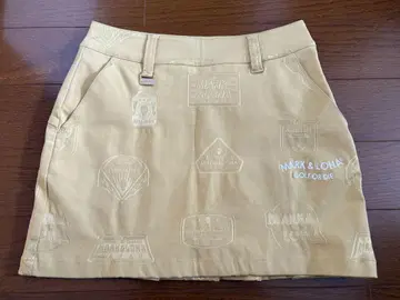 MARK&LONA 머스타드색 스커트 36