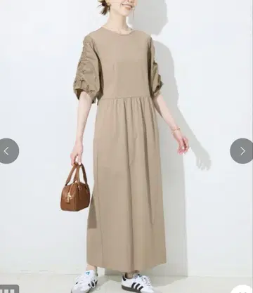 택 포함 새상품 IENA 프로 개더 원피스