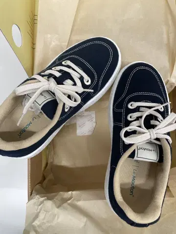 미사용 루름톤 메이트 / Dark Navy - 23.5cm