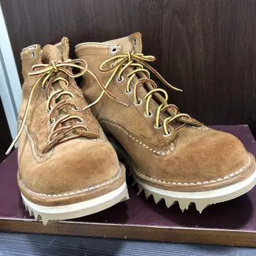 워크 부츠 웨스코 WESCO 샤크 밑창 26cm 브라운 스웨이드