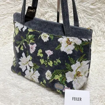 미사용 새상품 FEILER 페이러 토트백 슈니르 직조