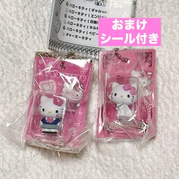 미개봉 새상품 가챠 헬로키티 패키지 미니어처 컬렉션 2종 세트