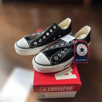 일본제 Converse All Star 블랙 스니커즈