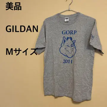 [ 새상품급 ] GILDAN/남성용/반팔/T셔츠/그레이/프린트