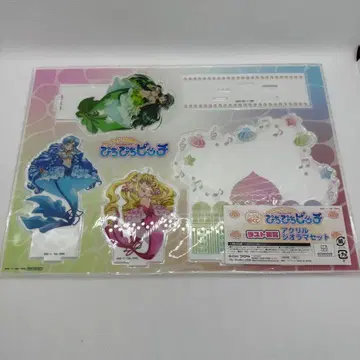 피치피치 피치 캐릭터 복권 라스트 복권상 아크릴 디오라마 세트 하자 있음