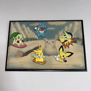 [ 덮개 없음 ] 포켓몬 센터 포켓몬스터 디오라마 배지 세트