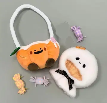 누이 의류 10cm 옷 갈아입기 SD 인형 할로윈 호박 분장 세트