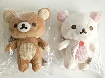 미개봉 새상품 리락쿠마 코리락쿠마 매달리는 봉제 인형 2개 세트