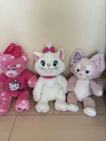 봉제 인형 3개 세트 (리나벨 마리 곰)