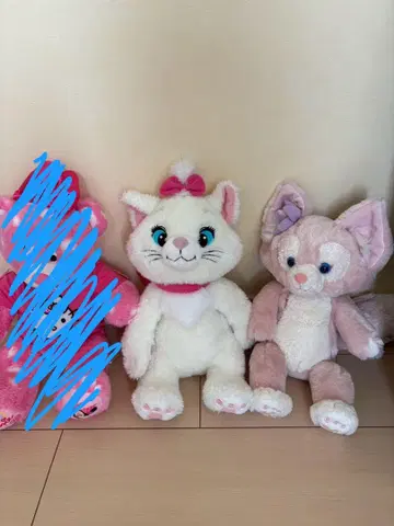 봉제 인형 3개 세트 (리나벨 마리 곰)