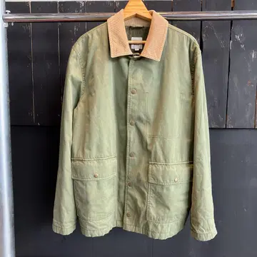[ 새상품급 ] GAP 올리브 그린 커버올 L