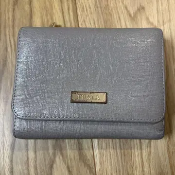 FURLA 접이식 지갑 그레이