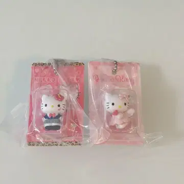 산리오 헬로키티 패키지 미니어처 컬렉션 2개 세트